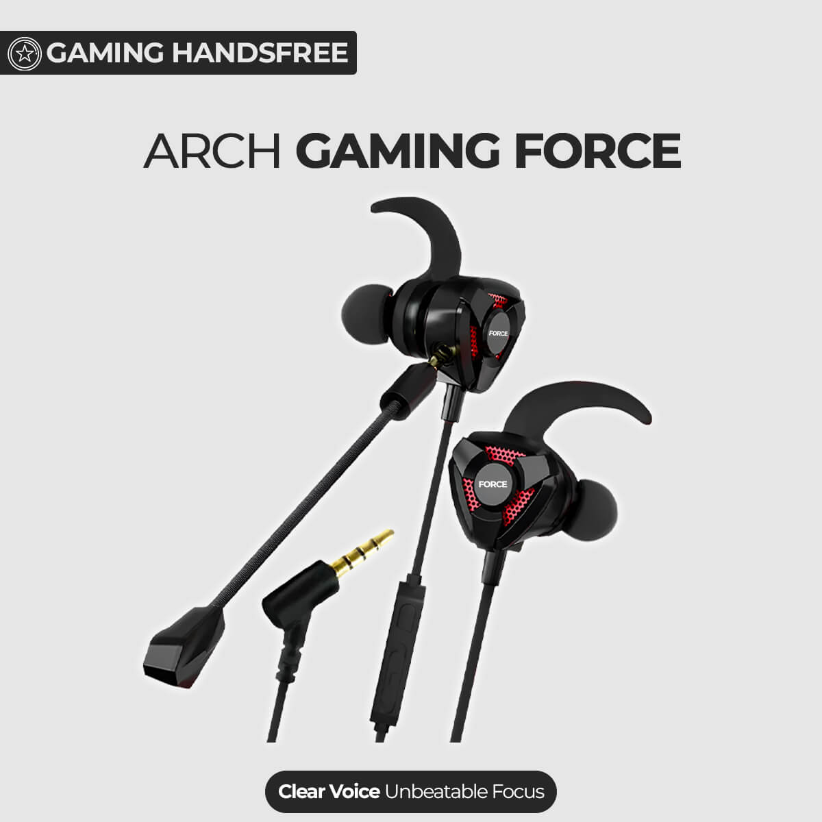 Arch Gaming Force Wireless Earbuds | Ultimate Gaming Audio & Low-Latency Performance | Arch-beat.com